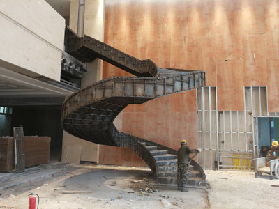 钢结构旋转楼梯